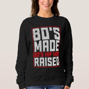 Sudadera El hip hop de la década de los 80 aumentó la cosec