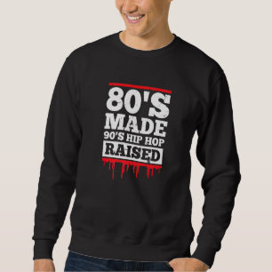 Sudadera El Hip Hop de los años 80 aumentó la música retro