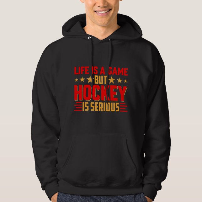 Sudadera El hockey es serio (Anverso)