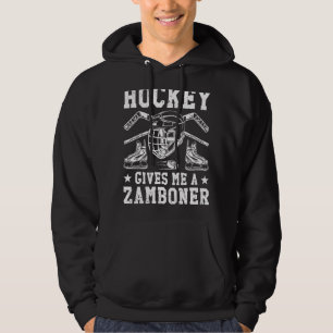 Sudadera El hockey me da un hockey sobre hielo zamboner 4