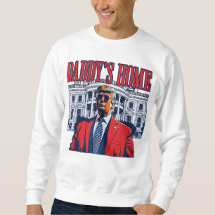 Sudadera El hogar de papá Trump   Regalo Trump de la Casa B
