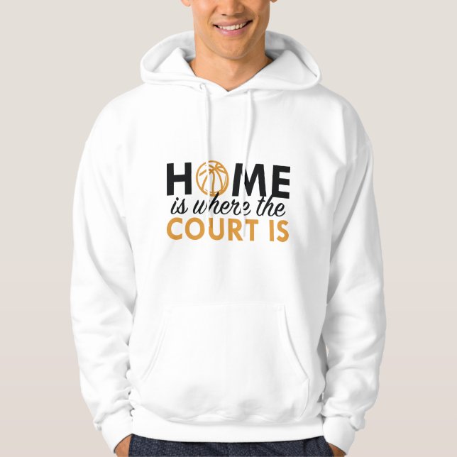 Sudadera El Hogar Es Donde Está La Corte (Anverso)