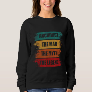 Sudadera El Hombre Achivista El Mito La Leyenda 1