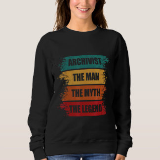 Sudadera El Hombre Achivista El Mito La Leyenda 1