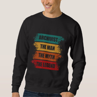 Sudadera El Hombre Achivista El Mito La Leyenda 1