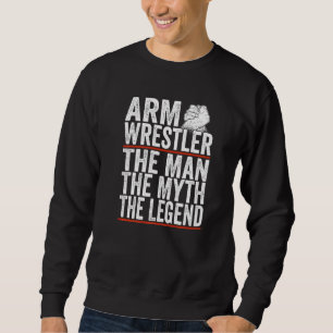 Sudadera El Hombre El Hombre El Mito De La Leyenda El Brazo