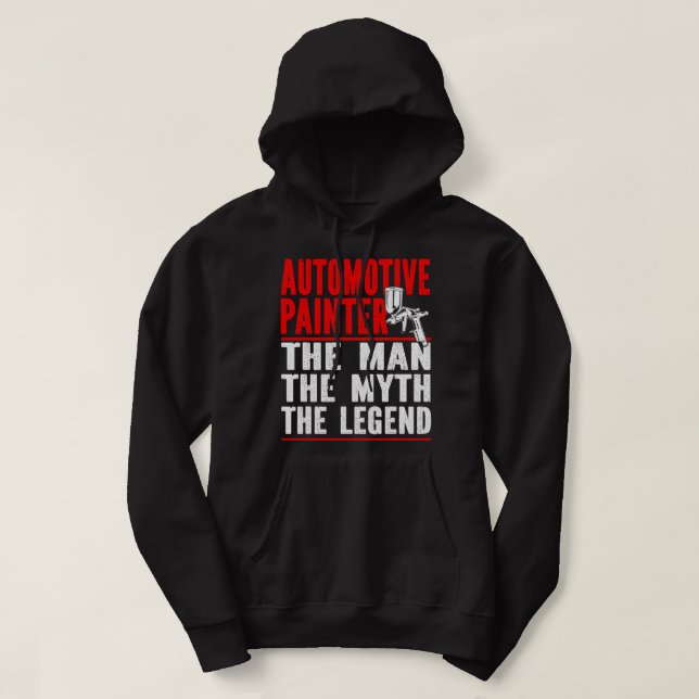 Sudadera El hombre el mito de la leyenda del pintor del aut (Diseño del anverso)