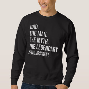Sudadera El hombre el mito del legendario vendedor asistent