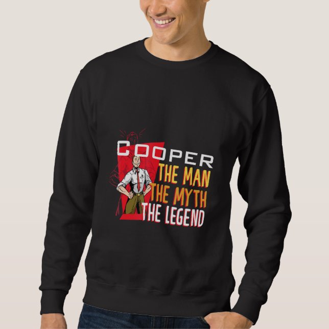 Sudadera El hombre el mito la leyenda Cooper (Anverso)