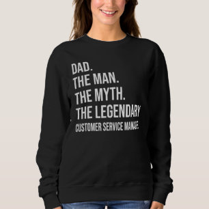 Sudadera El hombre, el mito, las legendarias Mamáes de serv