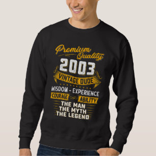 Sudadera El hombre la leyenda del mito 2003 regalo de cumpl