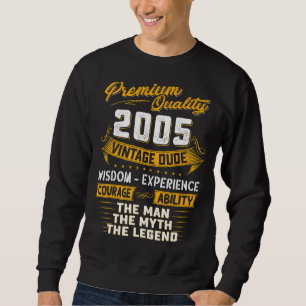 Sudadera El hombre la leyenda del mito 2005 17º cumpleaños 