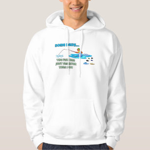 Sudadera El humor de pescadores de camisas pescadoras es má
