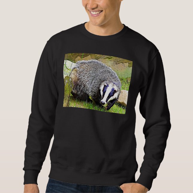 Sudadera El intrépido Badger (Anverso)