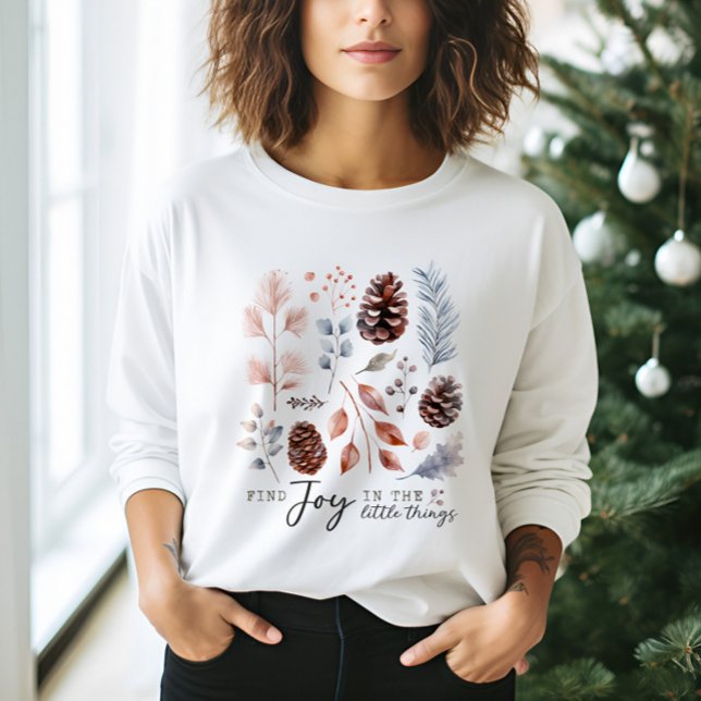 Sudadera El Invierno Botánico Disfruta De Lo Pequeño (Subido por el creador)