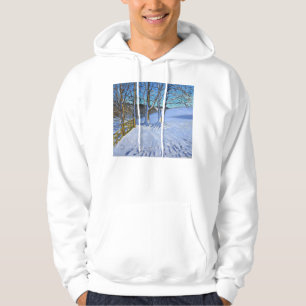 Sudadera El invierno de la puerta y de los árboles contien