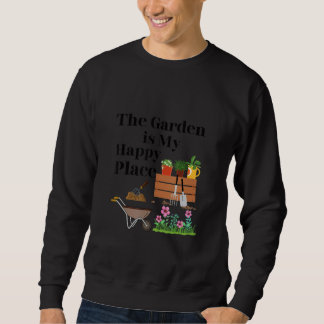 Sudadera El jardín es mi lugar feliz
