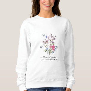 Sudadera El jardín personalizado de la mamá