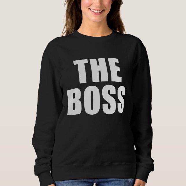Sudadera El Jefe Soy El Jefe (Anverso)