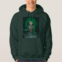 El Joker Hoodie en Forest Green