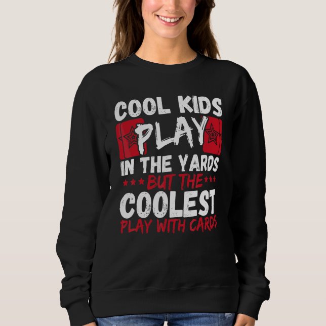 Sudadera El Juego de Cartas Intercambiables Más Cool Coll (Anverso)