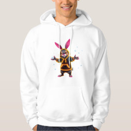 Sudadera El juego de conejo con bolas de nieve