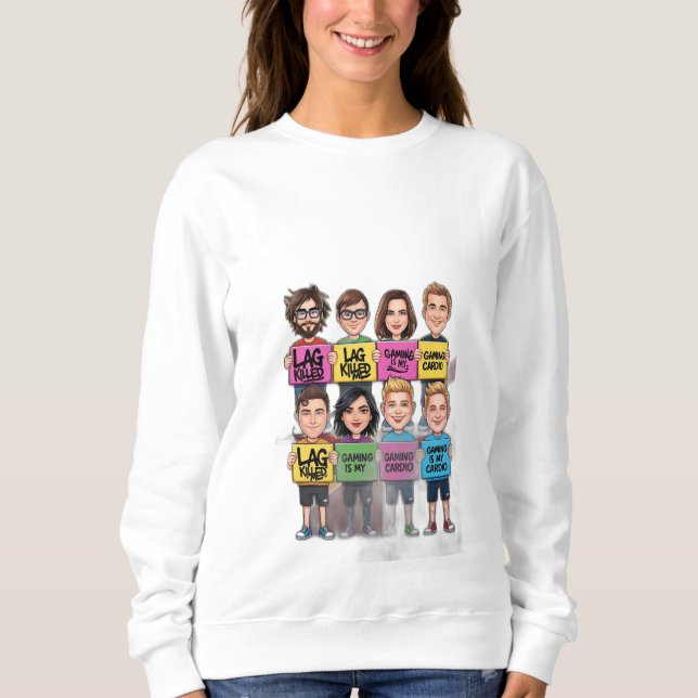 Sudadera El juego es mi cardio (Anverso)