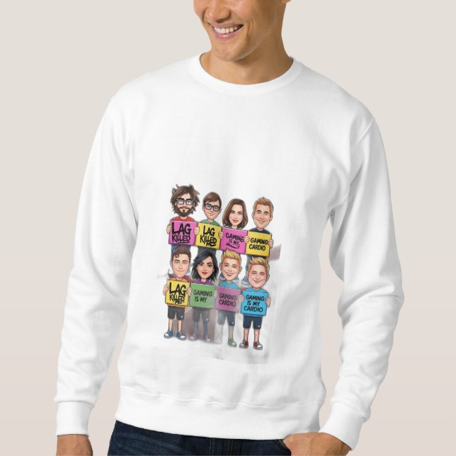Sudadera El juego es mi cardio (Anverso)