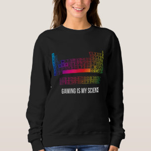 Sudadera El Juego Es Mi Ciencia El Teclado Rgb Fue Guay Chr