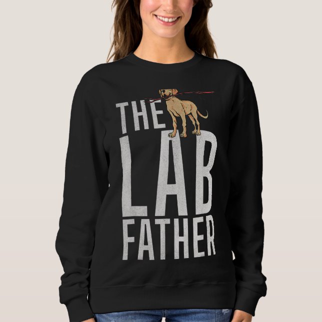 Sudadera El laborista padre labradores raza de perro (Anverso)