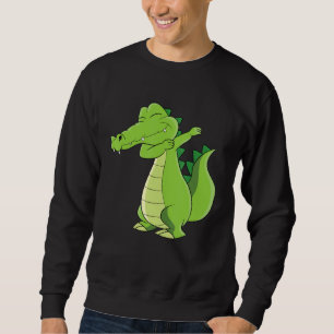 Sudadera El lagarto bailarino Funny Dabbing Alligator