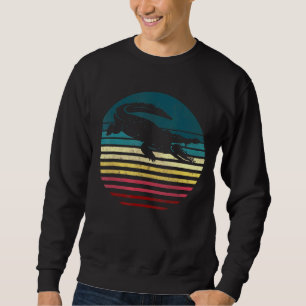 Sudadera El lagarto de la familia retro del lagarto