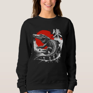 Sudadera El lagarto. Guay Sumi-e Animal Sunset.