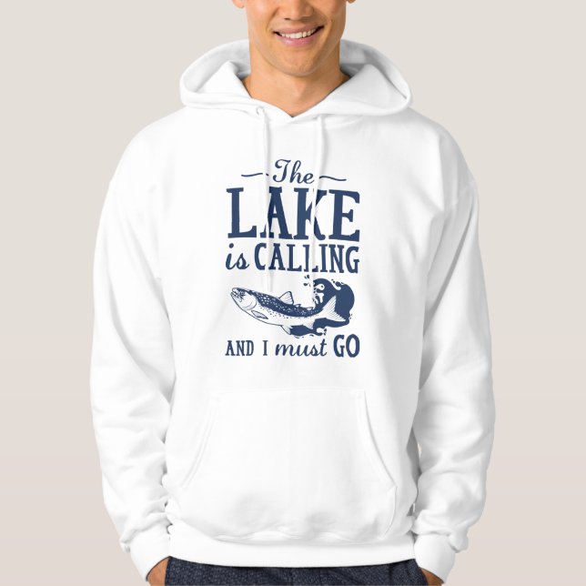 Sudadera El lago está llamando (Anverso)