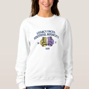 Sudadera El legado enfrenta la audacia joven 🥊 camiseta