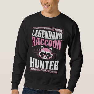 Sudadera El legendario Raccoon Hunter Funny Mejor Papá Caza
