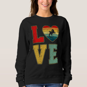 Sudadera El leopardo de amor vintage Gecko Retro 80 del cor