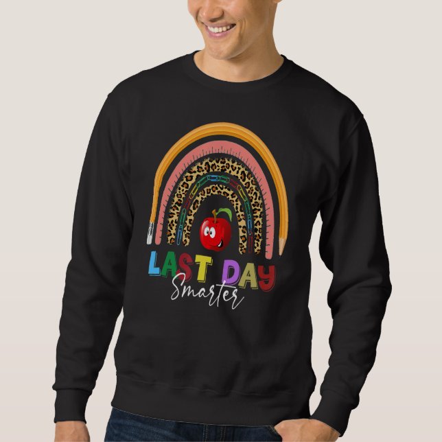 Sudadera El leopardo del arcoiris feliz último día feliz (Anverso)