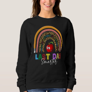 Sudadera El leopardo del arcoiris feliz último día feliz