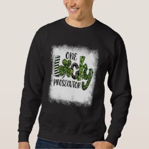 Sudadera El leopardo del día de St Patricks podrido un pros