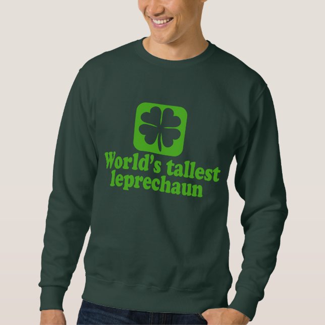 Sudadera El Leprechaun más alto de los mundos (Anverso)