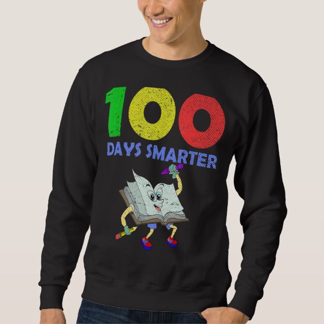 Sudadera El libro de profesores 100 días más inteligente 10 (Anverso)