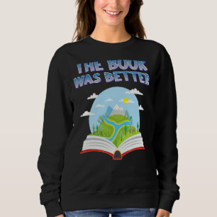 Sudadera El libro fue mejor libombriz Humor Sarcástico