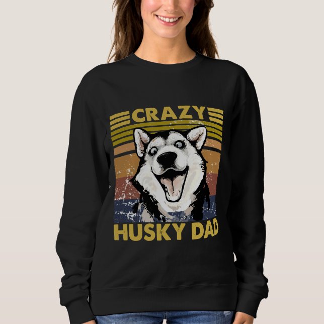 Sudadera El loco Husky Dad Vintage (Anverso)