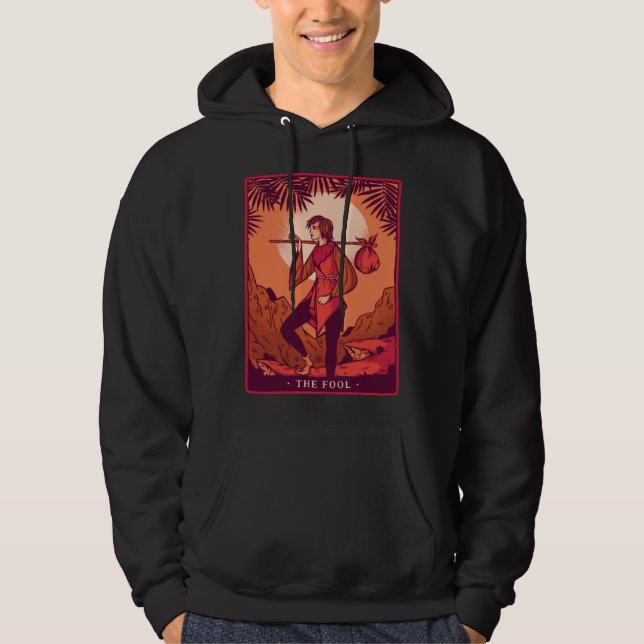 Sudadera El Loco Tarot Medieval (Anverso)