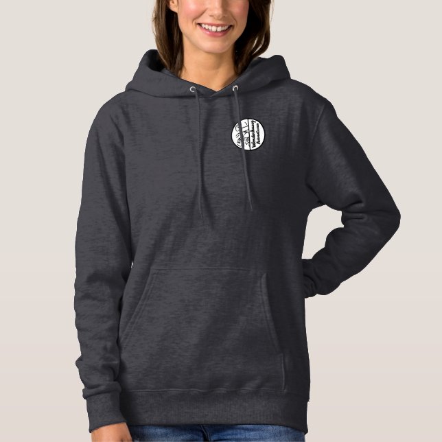 Sudadera El logo de Peek-a-boo de Wonderhussy Adventures (Anverso)
