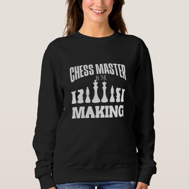 Sudadera El Maestro De Ajedrez De Ajedrez De Ajedrez En Pro (Anverso)