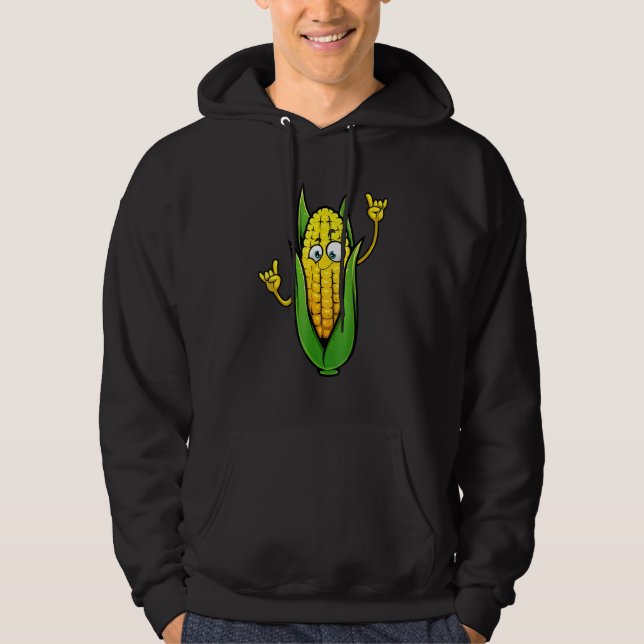 Sudadera El Maíz En La Cob Diseña Para Hombres Mujeres Agri (Anverso)