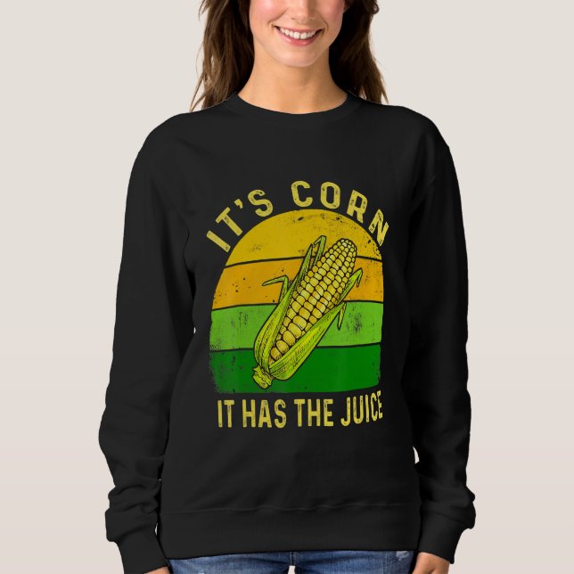 Sudadera El maíz Itu2019 tiene el jugo (Anverso)