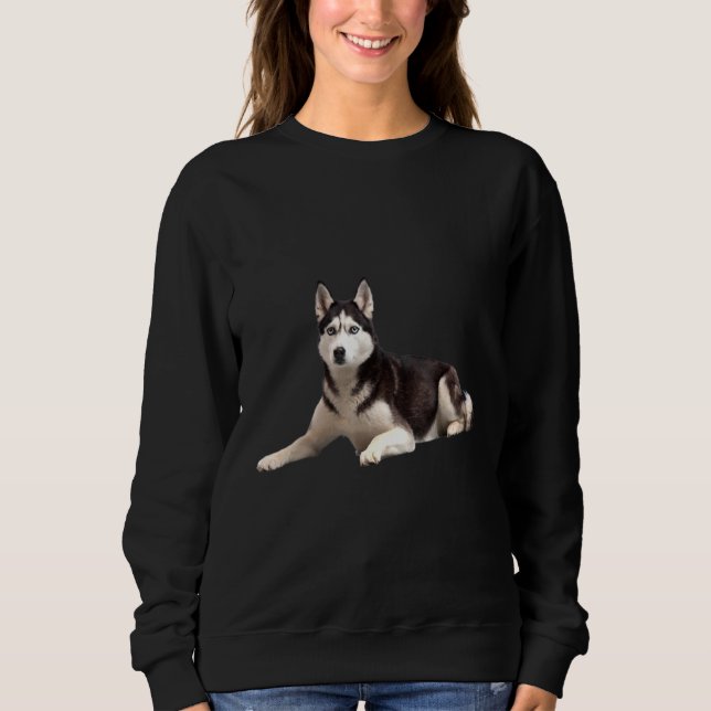 Sudadera El maravilloso Husky Siberiano (Anverso)